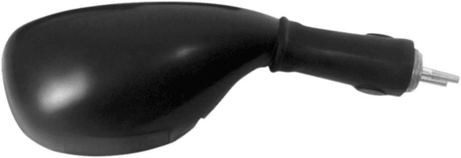 EMGO 20-29651 Mirror - Side View - Cat Eye - Black - Right