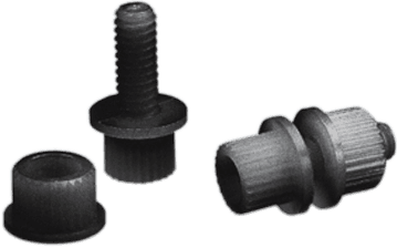PARTS UNLIMITED 2030-0010 License Plate Bolt - 100 Pack - Black