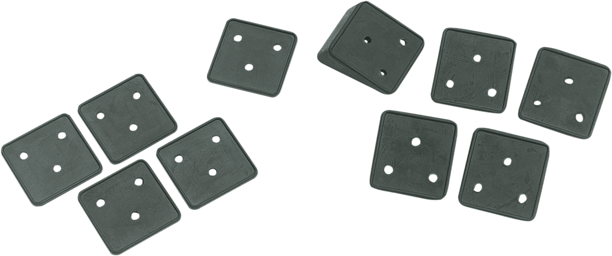 DRAG SPECIALTIES 2030-0015 License Plate Mounting Gaskets - Flat Style