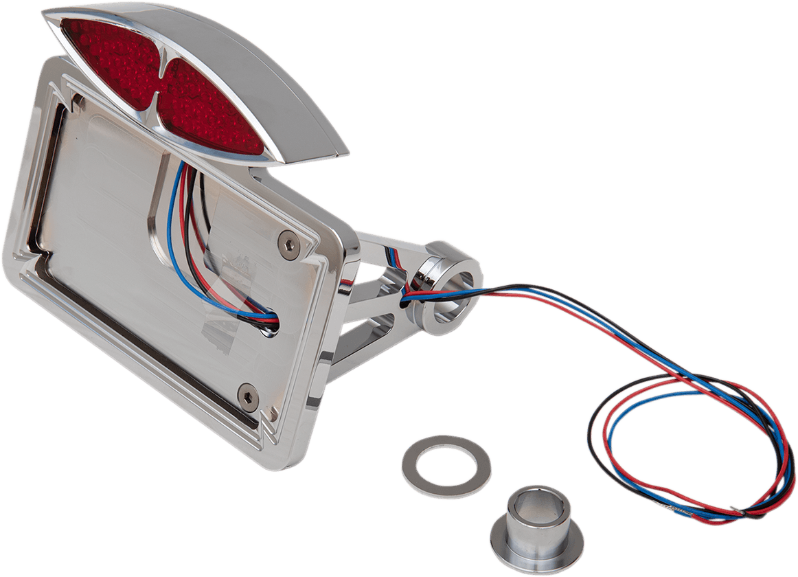 DRAG SPECIALTIES 2030-0169 Taillight/License Plate Mount - Flat - Horizontal
