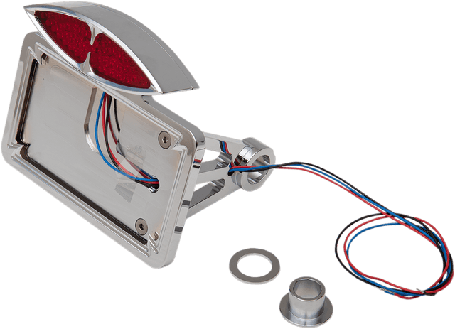 DRAG SPECIALTIES 2030-0169 Taillight/License Plate Mount - Flat - Horizontal