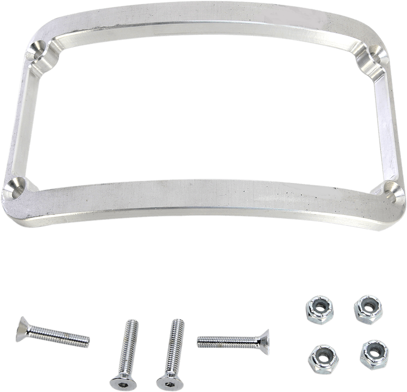 KLOCK WERKS 2030-0230 License Plate Frame - Raw — image 1 of 3