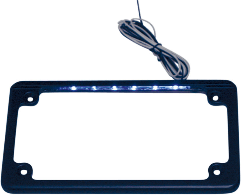 CUSTOM DYNAMICS 2030-0532 LED License Plate Frame - Black — image 1 of 3