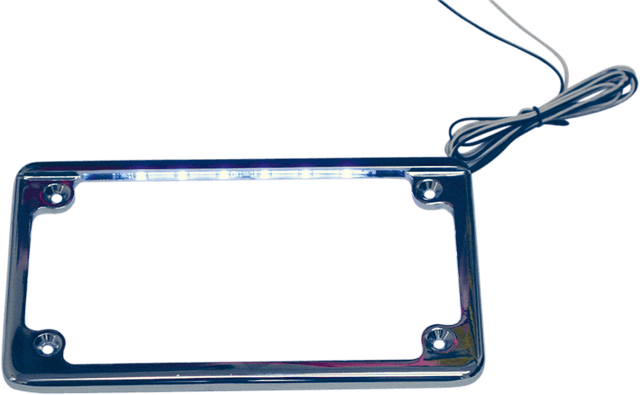 CUSTOM DYNAMICS 2030-0533 LED License Plate Frame - Chrome