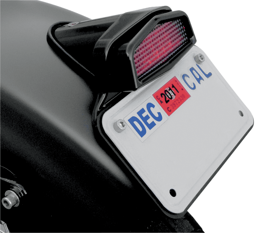JOKER MACHINE 2030-0594 License Plate Back Plate - Black — image 2 of 2