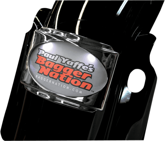 PAUL YAFFE BAGGER NATION 2030-0616 License Plate Frame - CVO - Chrome — image 2 of 2