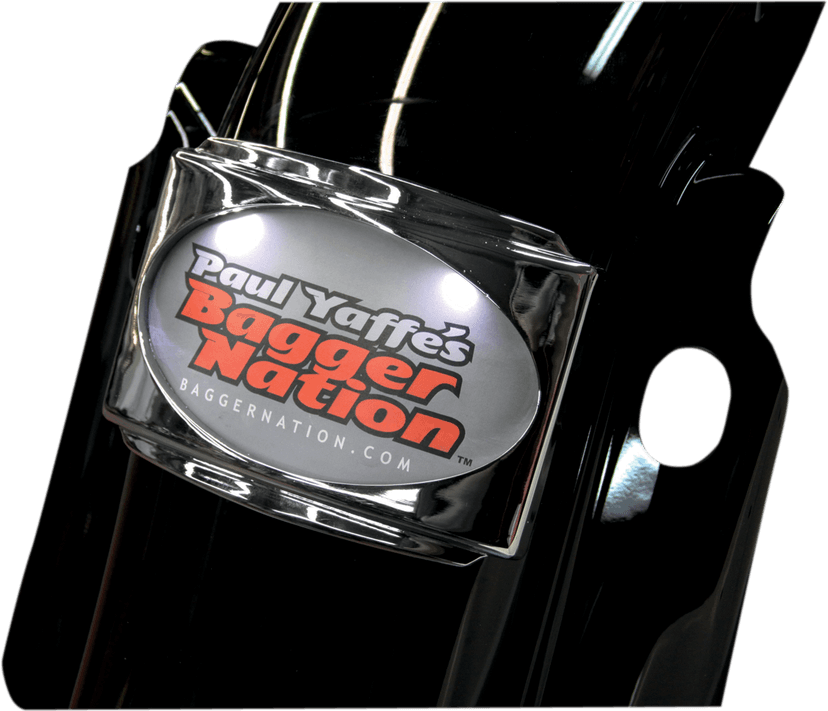 PAUL YAFFE BAGGER NATION 2030-0616 License Plate Frame - CVO - Chrome — image 2 of 2