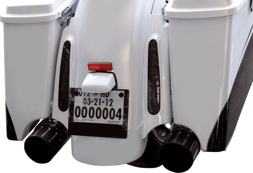 PAUL YAFFE BAGGER NATION 2030-0617 License Plate Frame - CVO - Black — image 2 of 3