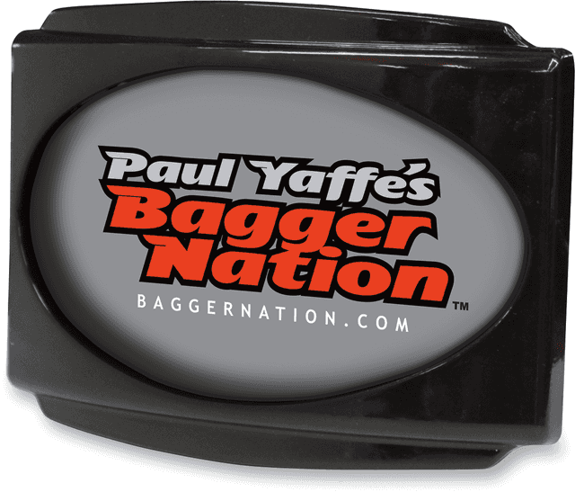 PAUL YAFFE BAGGER NATION 2030-0617 License Plate Frame - CVO - Black — image 1 of 3
