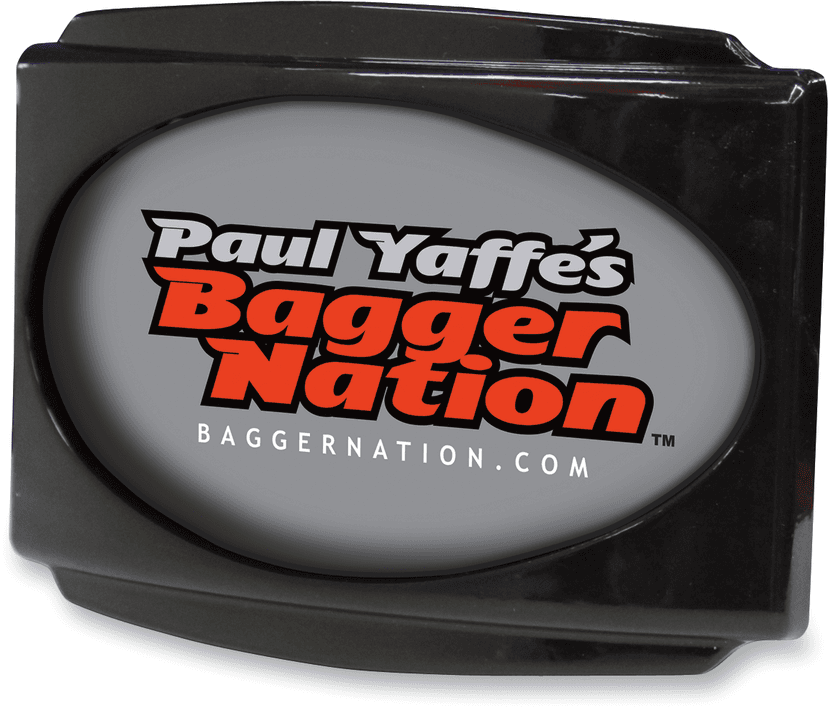 PAUL YAFFE BAGGER NATION 2030-0617 License Plate Frame - CVO - Black — image 1 of 3