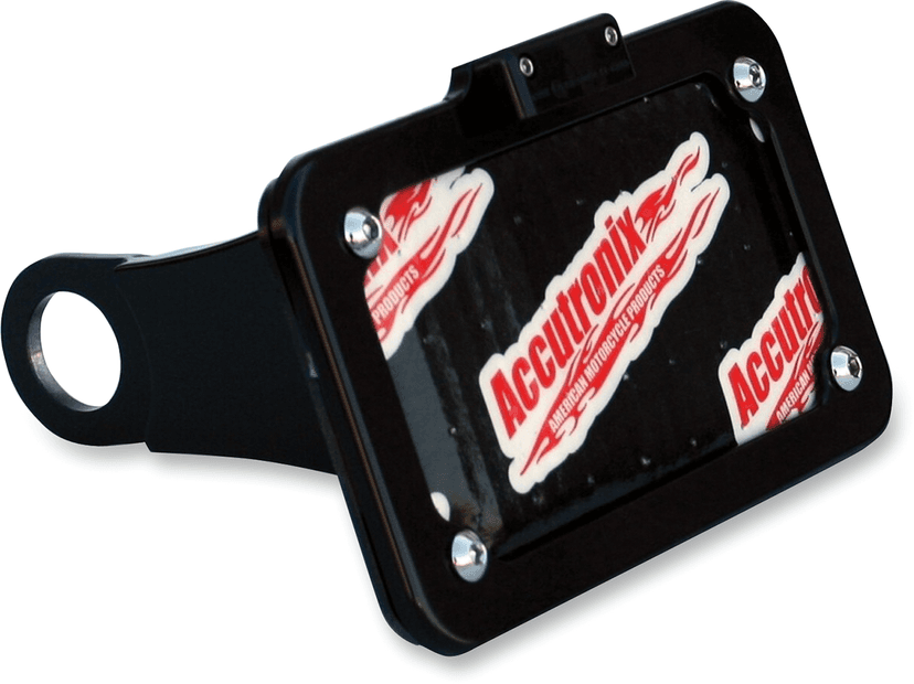 ACCUTRONIX 2030-0684 Side Mount License Plate Assembly - Black — image 2 of 3