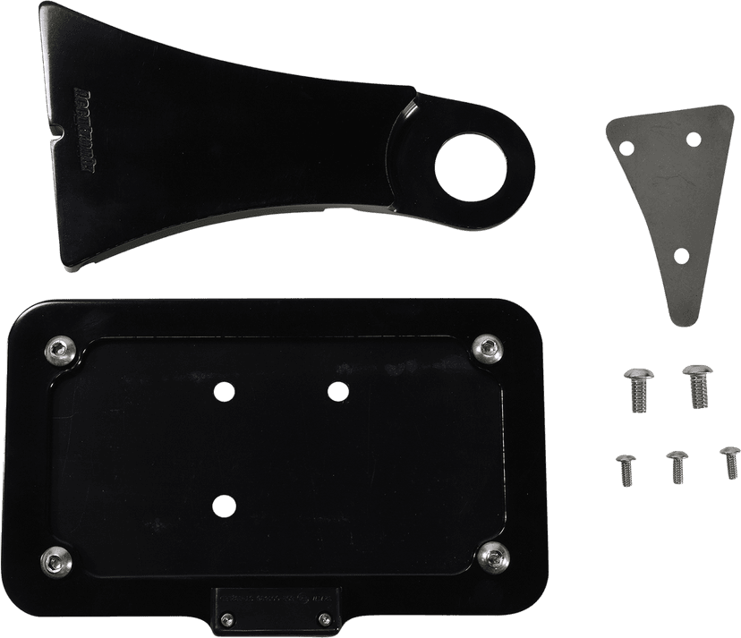 ACCUTRONIX 2030-0684 Side Mount License Plate Assembly - Black — image 1 of 3