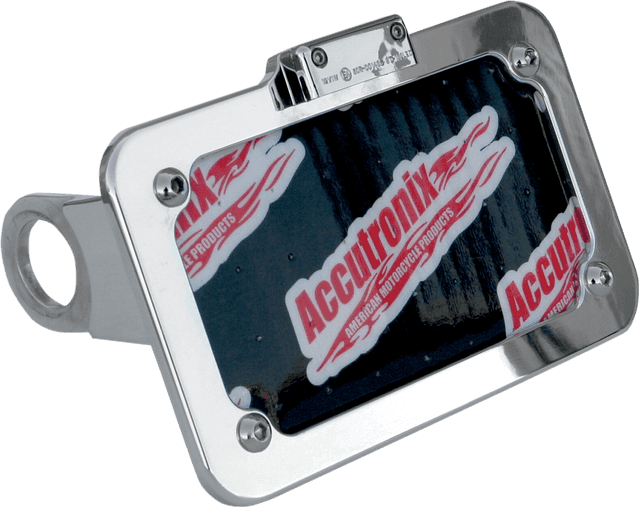 ACCUTRONIX 2030-0685 Side Mount License Plate Assembly - Chrome — image 2 of 4