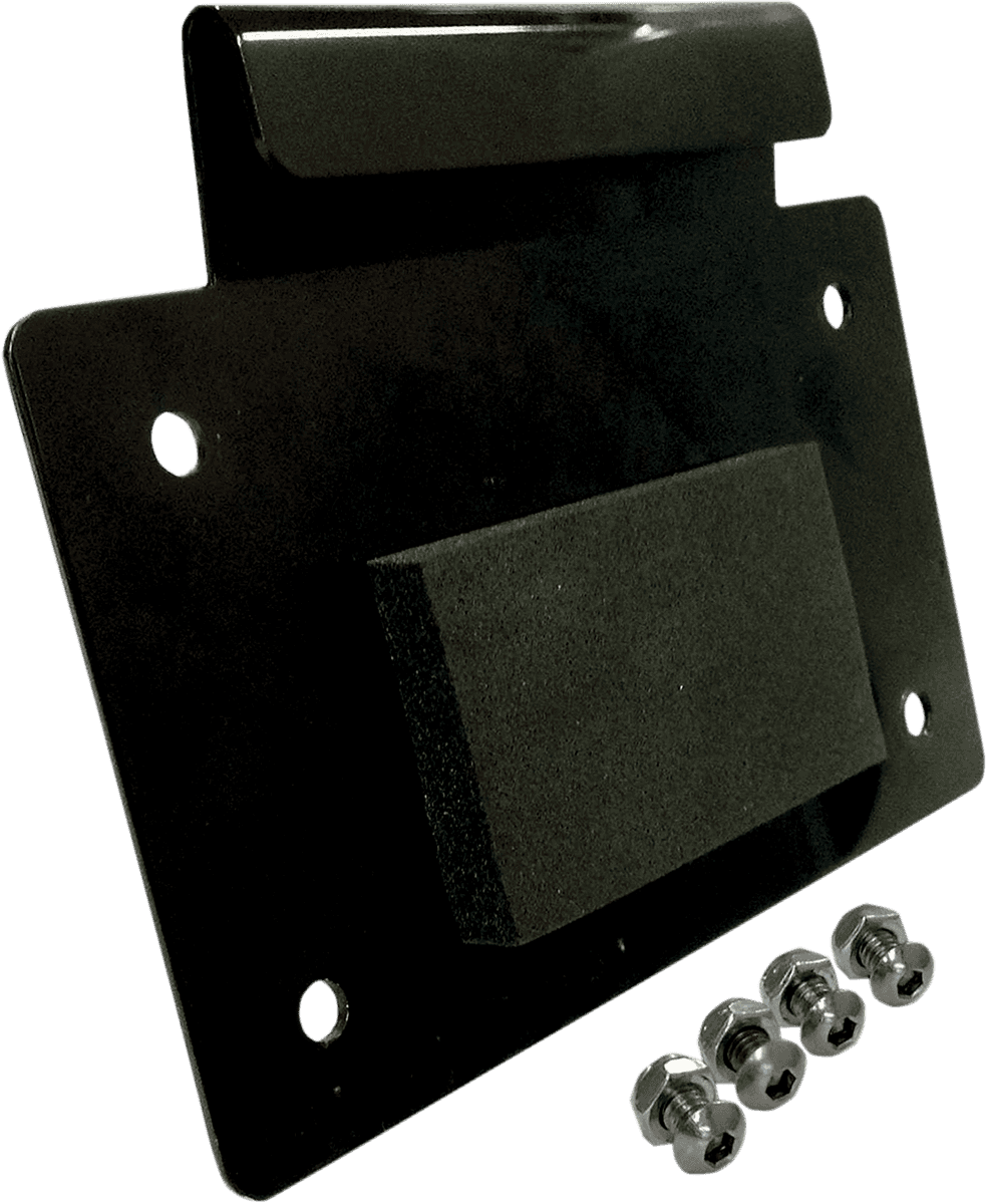 ALLOY ART 2030-0708 License Plate Mount - Black