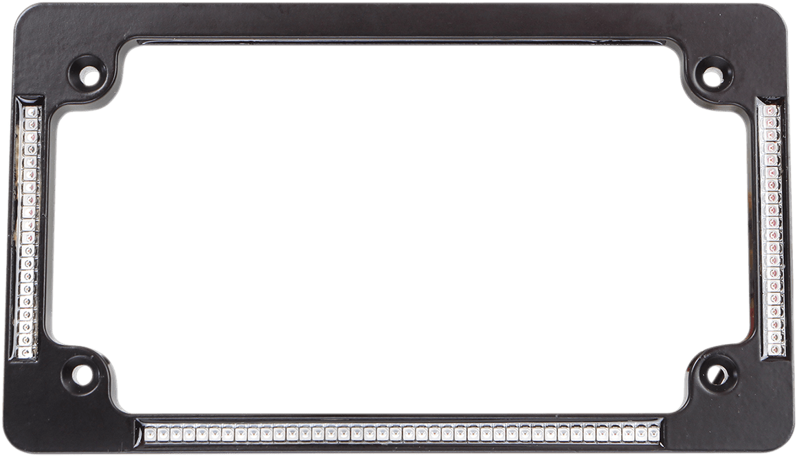 CUSTOM DYNAMICS 2030-0767 License Plate Frame - Black