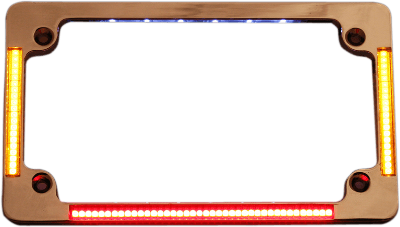CUSTOM DYNAMICS 2030-0768 License Plate Frame - Chrome