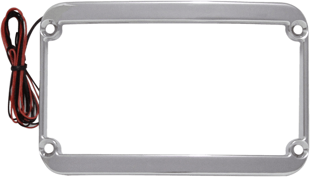 KLOCK WERKS 2030-0803 License Plate Frame - LED - Chrome — image 2 of 4