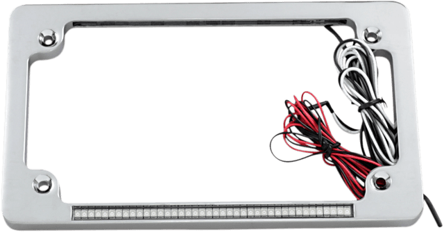 CUSTOM DYNAMICS 2030-0990 Dual License Plate Frame - Chrome