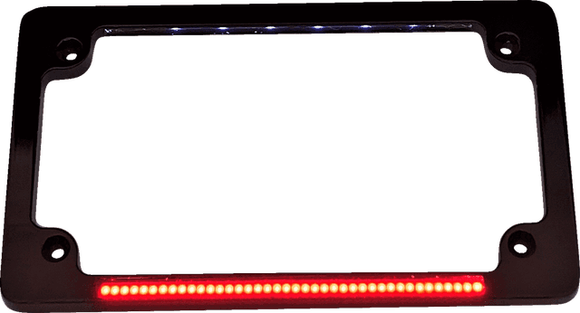 CUSTOM DYNAMICS 2030-0991 Dual License Plate Frame - Black — image 1 of 3