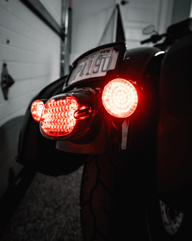 CUSTOM DYNAMICS 2030-0993 Radius License Plate Mount - Black — image 2 of 2