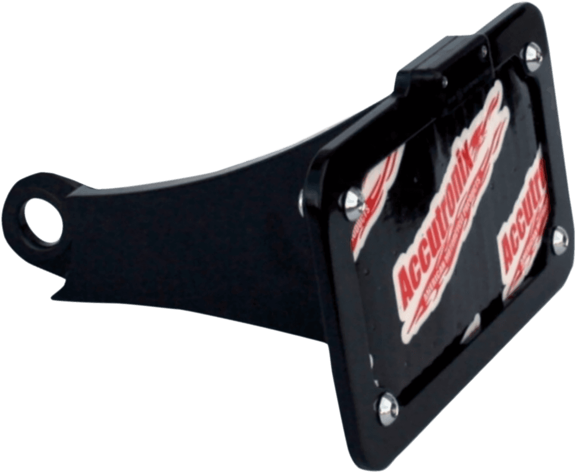 ACCUTRONIX 2030-1503 Side Mount License Plate Assembly - Black