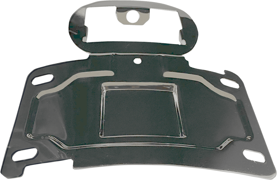 CUSTOM DYNAMICS 2030-1522 License Plate Mount/Relocation - Chrome