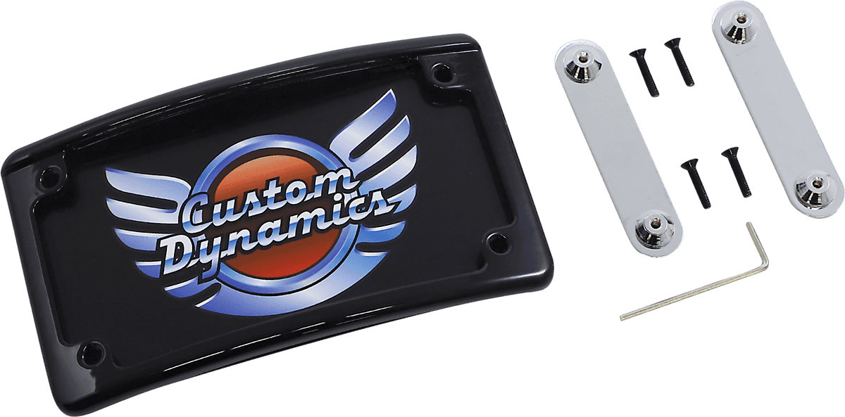 CUSTOM DYNAMICS 2030-1961 License Plate Frame - LED - Black