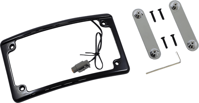 CUSTOM DYNAMICS 2030-1961 License Plate Frame - LED - Black — image 2 of 2