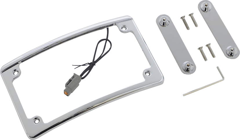 CUSTOM DYNAMICS 2030-1962 License Plate Frame - LED - Chrome — image 2 of 2