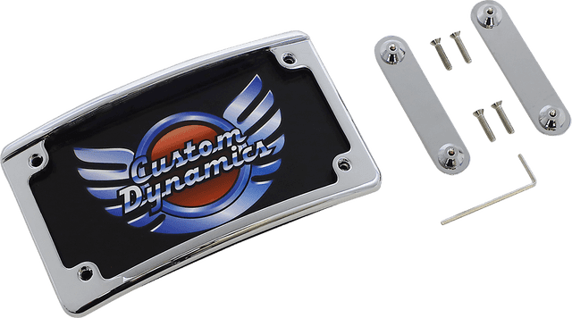 CUSTOM DYNAMICS 2030-1962 License Plate Frame - LED - Chrome — image 1 of 2