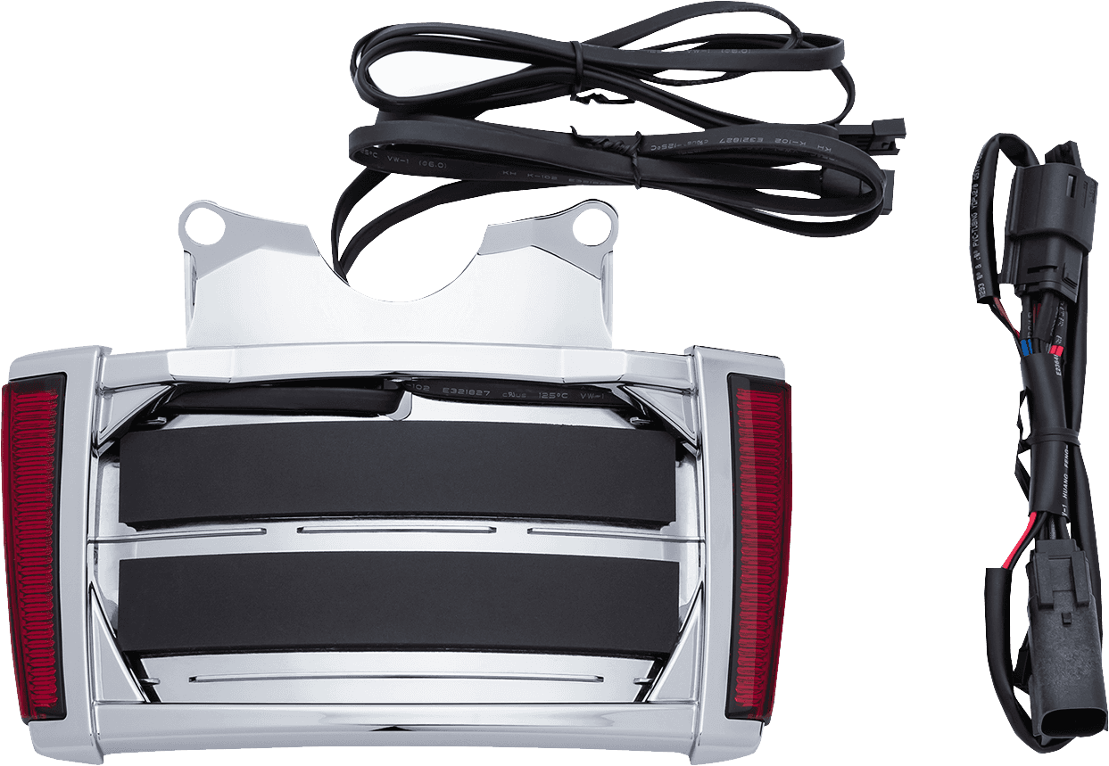 CIRO 2030-2086 License Plate Frame - Chrome - Red