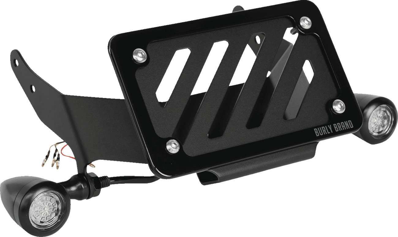 BURLY BRAND 2030-2158 License Plate Mount - Rear Fender