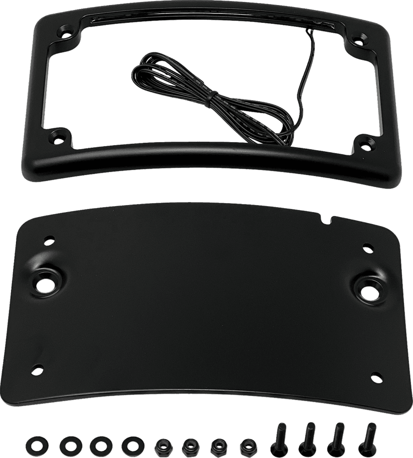 KODLIN USA 2030-2162 License Plate Kit - Universal - Black — image 2 of 2