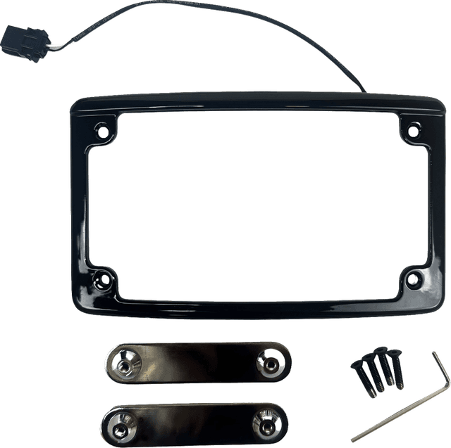 CUSTOM DYNAMICS 2030-2348 License Plate Frame - LED - Black
