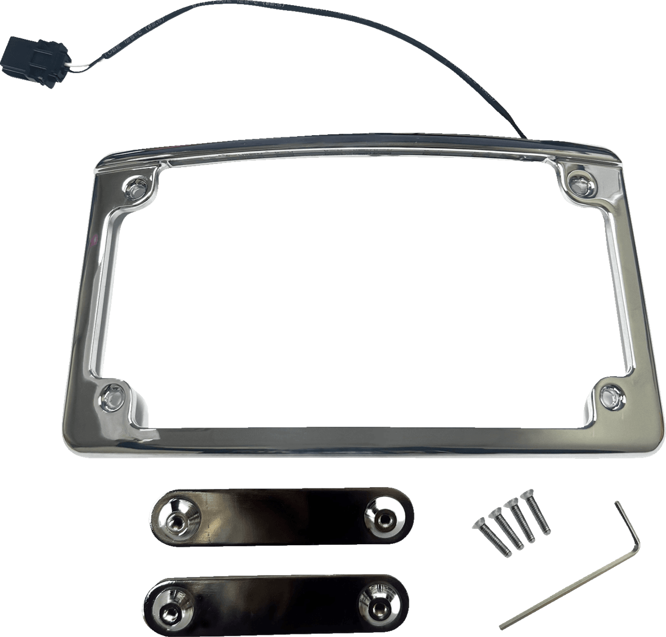 CUSTOM DYNAMICS 2030-2349 License Plate Frame - LED - Chrome