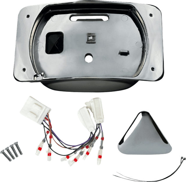 CUSTOM DYNAMICS 2030-2354 Taillight Eliminator/License Plate Mount - Chrome