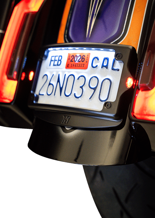 KODLIN USA 2030-2468 3-in-1 Mount Kit - License Plate - Curved - Black — image 2 of 7