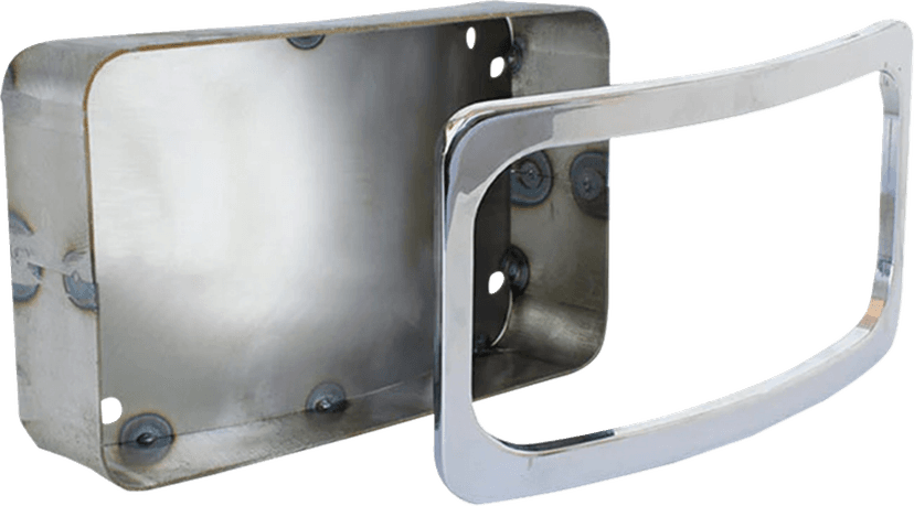 PAUL YAFFE BAGGER NATION 20302486 License Plate Box - Chrome