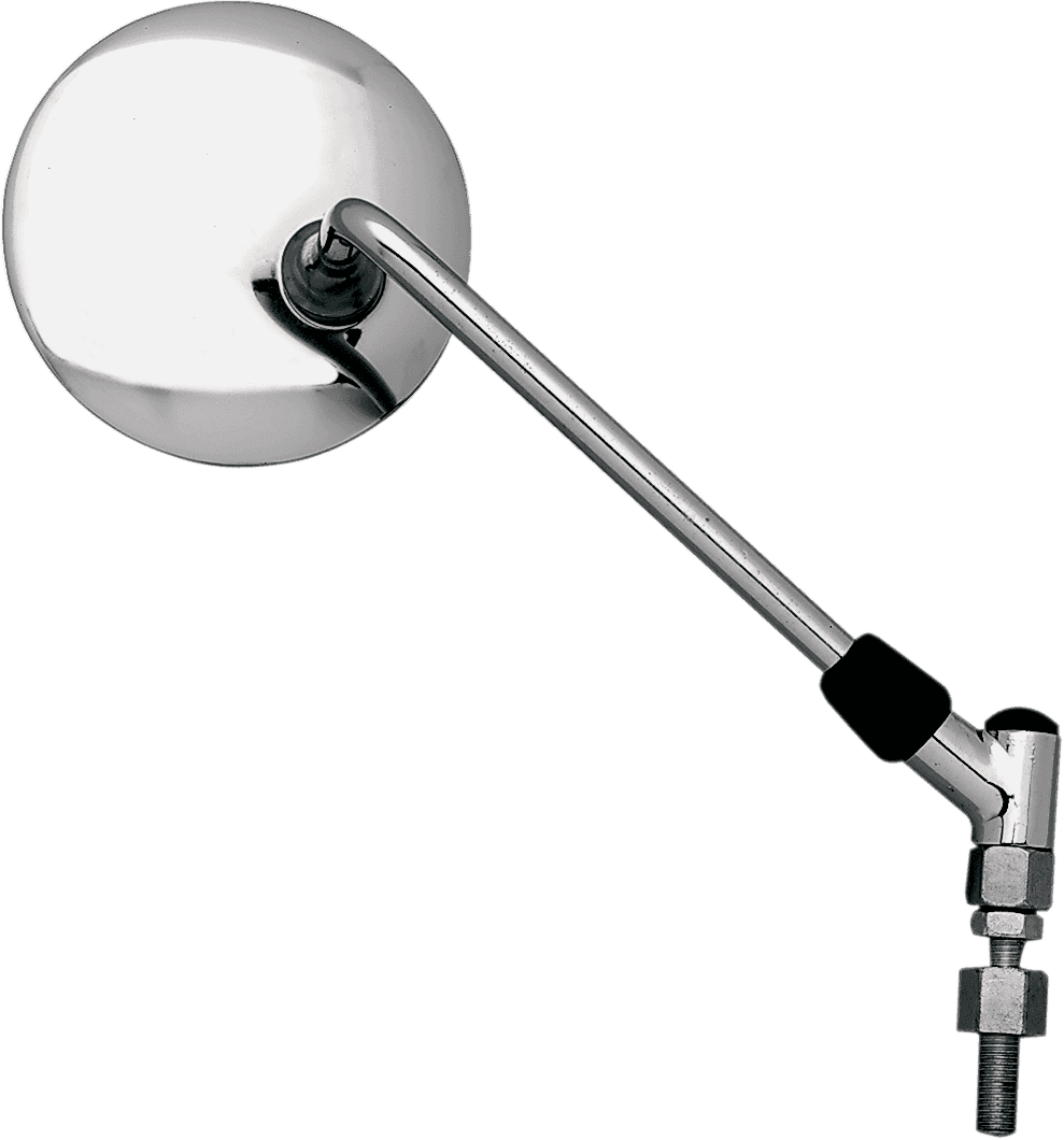 EMGO 2030650 Mirror - Euro - Side View - Round - Chrome - Left/Right - Each