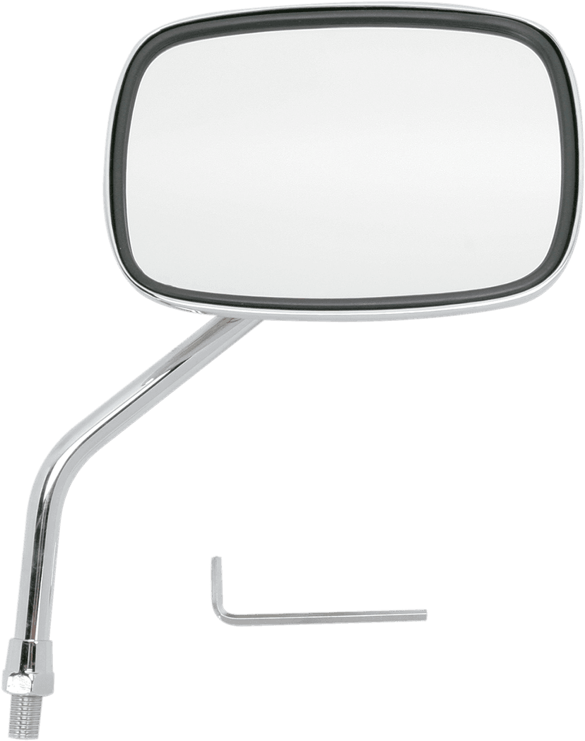 EMGO 2031758 Mirror - "Ride Free" - Side View - Rectangle - M10 x 1.25 - Gold/Chrome - Left — image 2 of 2
