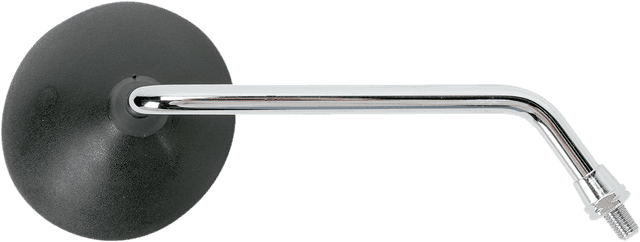 EMGO 2031902 Mirror - Side View - Round - Black w/Chrome Stem - Right — image 2 of 2