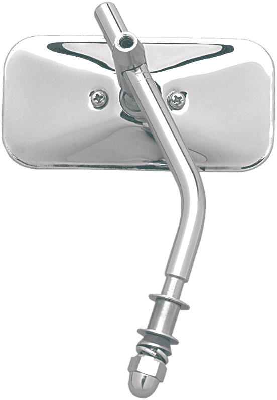 EMGO 2034810 Mirror - Side View - Chopper/Rectangle - Standard Stem - Each - Universal