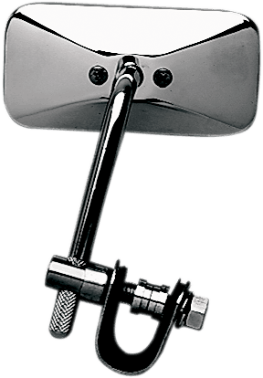 EMGO 2034822 Mirror - Side View - Classic/Rectangle - Standard Stem - Left/Right - Clamp-On - Each