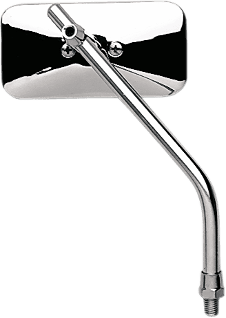 EMGO 2034824 Mirror - Die-Cast - Classic - Side View - Rectangle - M10 x 1.25 - Chrome - Left