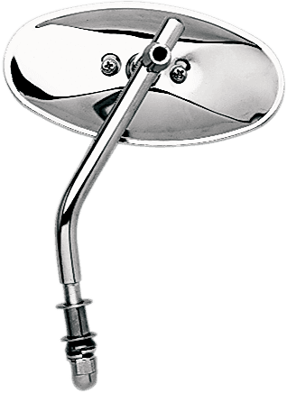 EMGO 2034830 Mirror - Side View - Chopper/Oval - Standard Stem - Each - Universal