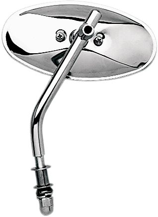 EMGO 2034830 Mirror - Side View - Chopper/Oval - Standard Stem - Each - Universal