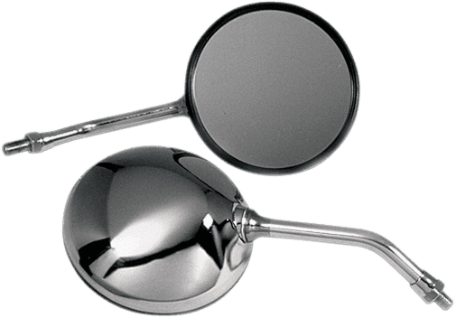 EMGO 2037300 Mirror - CB-Style - Side View - Round - Chrome