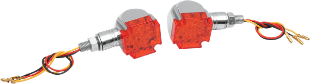 EMGO 2040-0119 Marker Lights - LED - Maltese - Chrome/Red