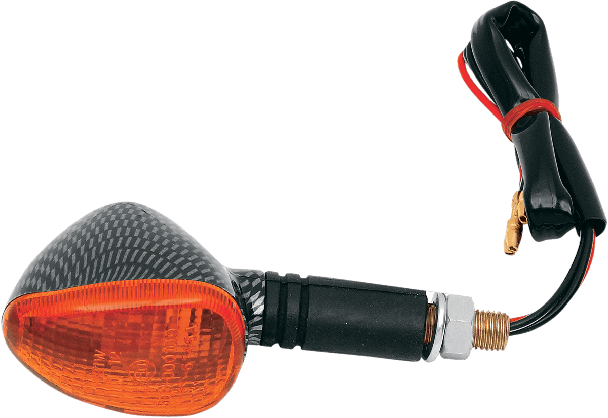 K&S TECHNOLOGIES 2040-0268 Marker Lights - Single Filament - Carbon/Amber