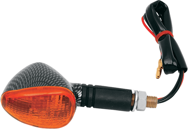 K&S TECHNOLOGIES 2040-0268 Marker Lights - Single Filament - Carbon/Amber